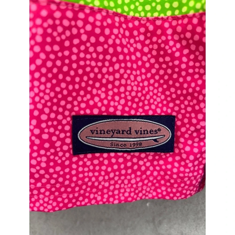 Vineyard Vines Swim Trunks Mens XL Multi Colorblock 6in Inseam Lined Preppy Pool